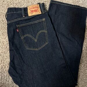 Levi’s Men's 505 Straight Regular Fit Jeans, 42 x 30